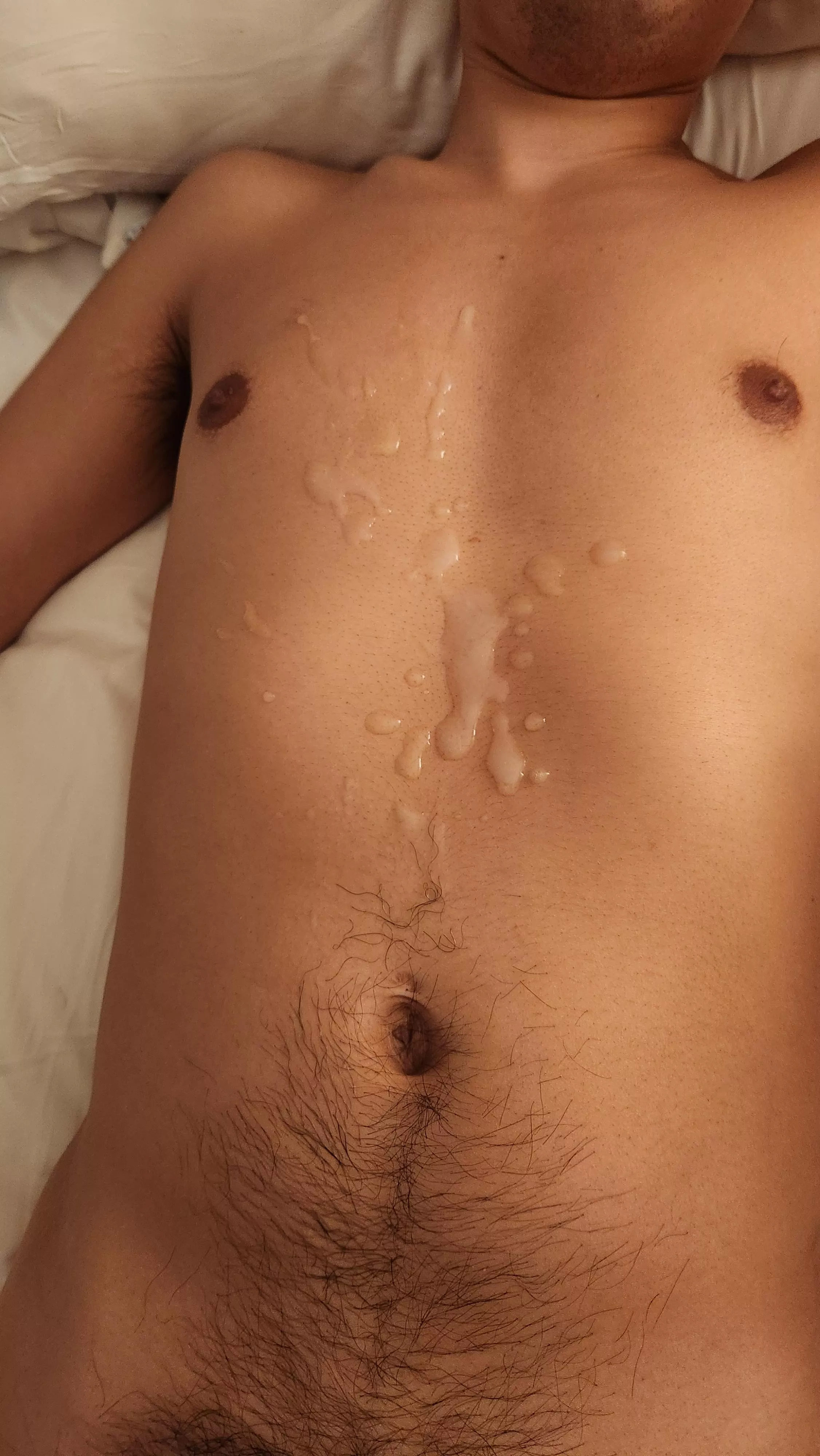 Painted his chest  posted by uncut_irish