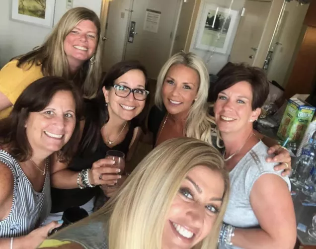 Rank these bachelorette party MILFs (they were waiting for the male strippers to arrive) by AccomplishedRain8572