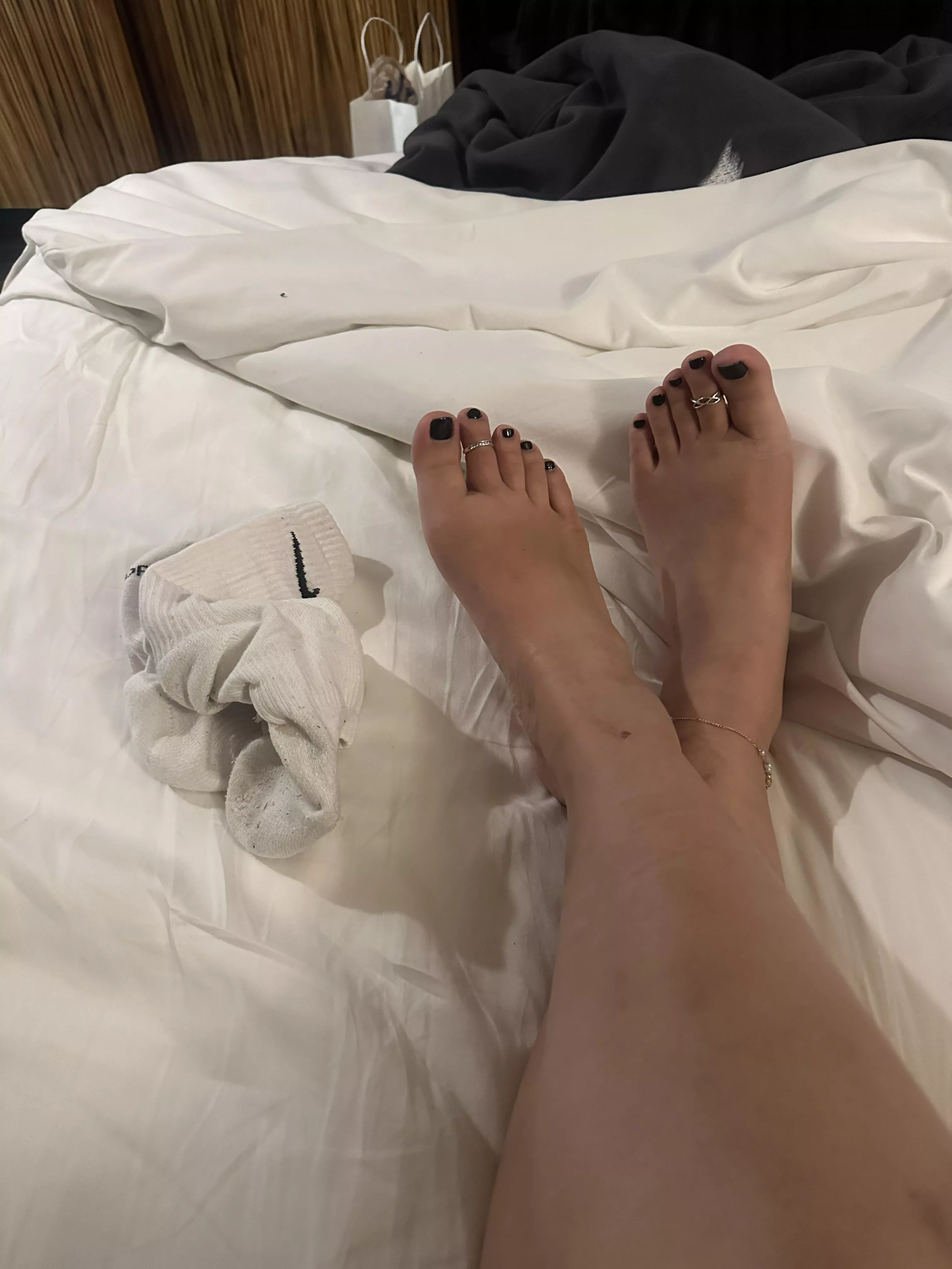 Smelling my socks or feet first? posted by ellasophiaa
