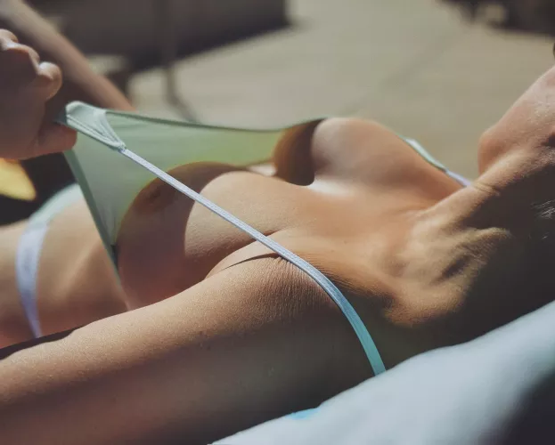 Sneak a peek poolside by Sunny-DD