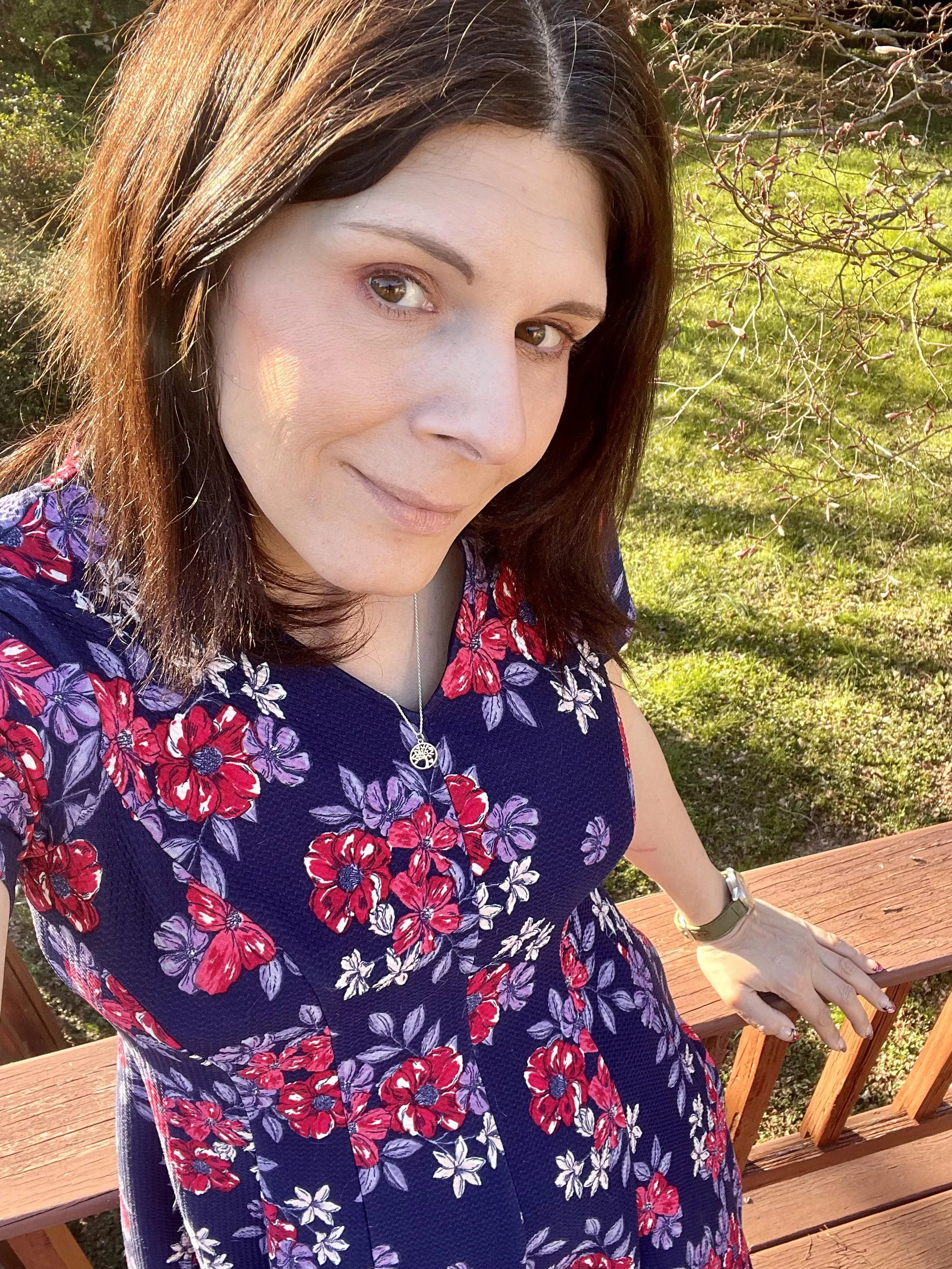 This is my favorite springtime dress 💜42F  posted by TheRealAutumnGoddess
