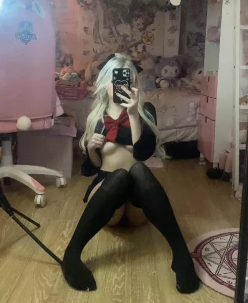 Wanna fuck me in my school uniform? by AngelFawnnz