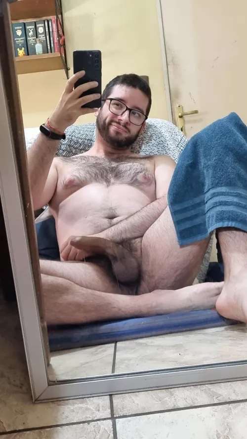 Will I stop taking floor mirror nudes? (Probably not)  by LupinTheDog