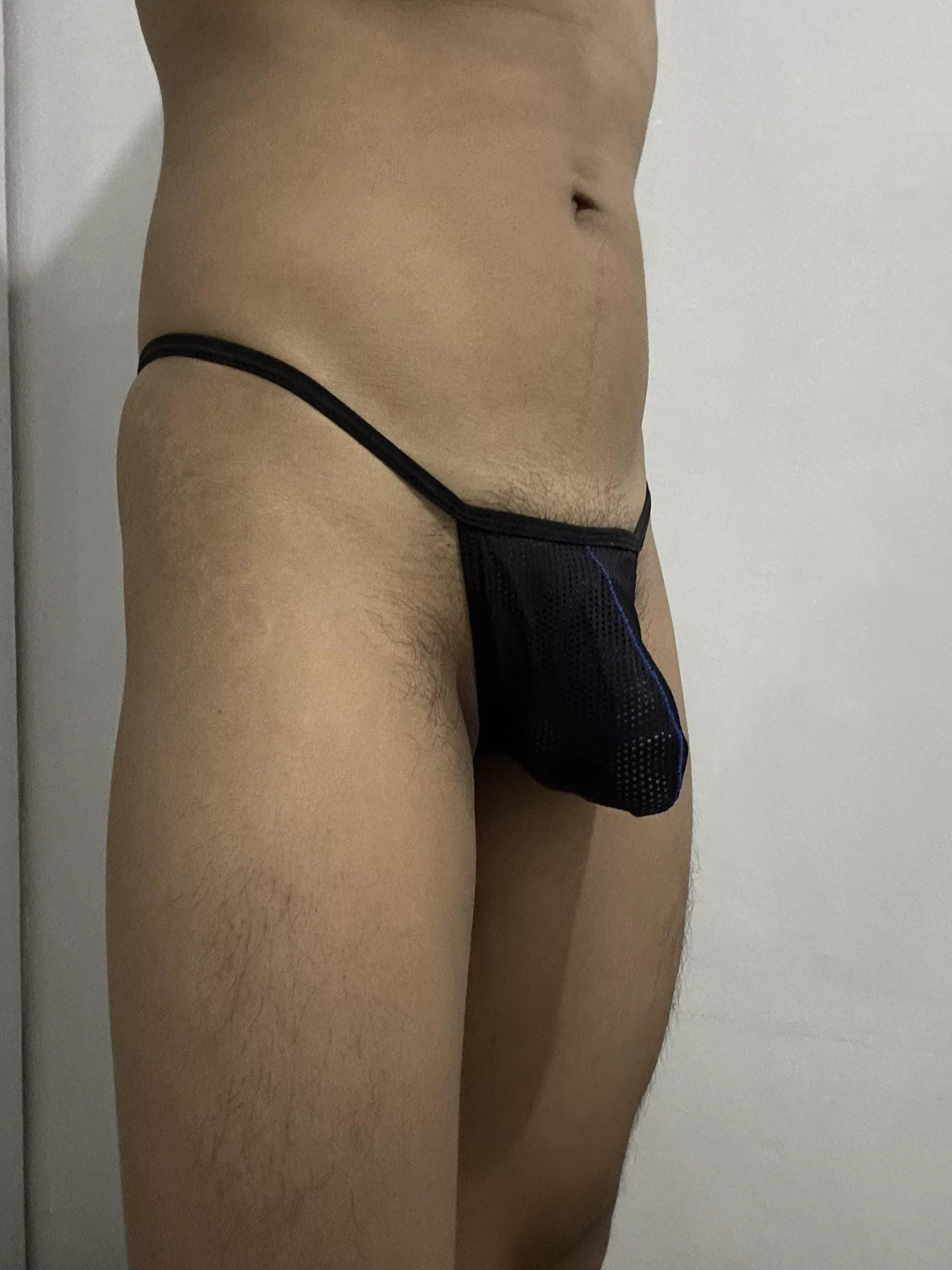 A mesh thong for that 41C heat! posted by Underwear1994