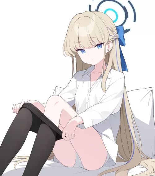 Cute perky waifu by reversedturnover