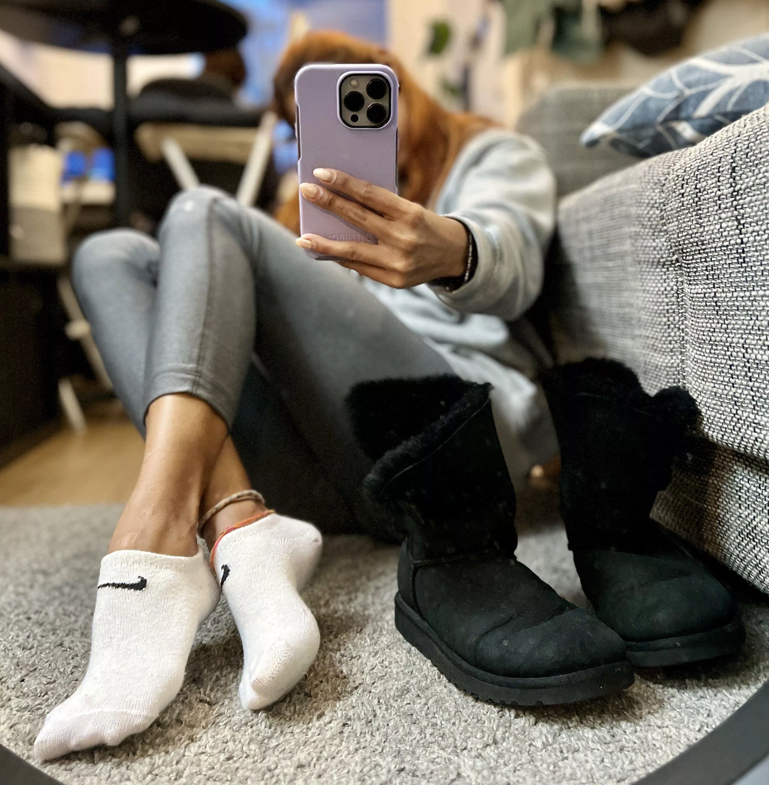 Everyone likes Nike ankle socks 🤭 posted by isa_stillsinning