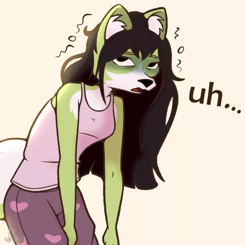 Exhausted....(drawn by me...) by azpproject