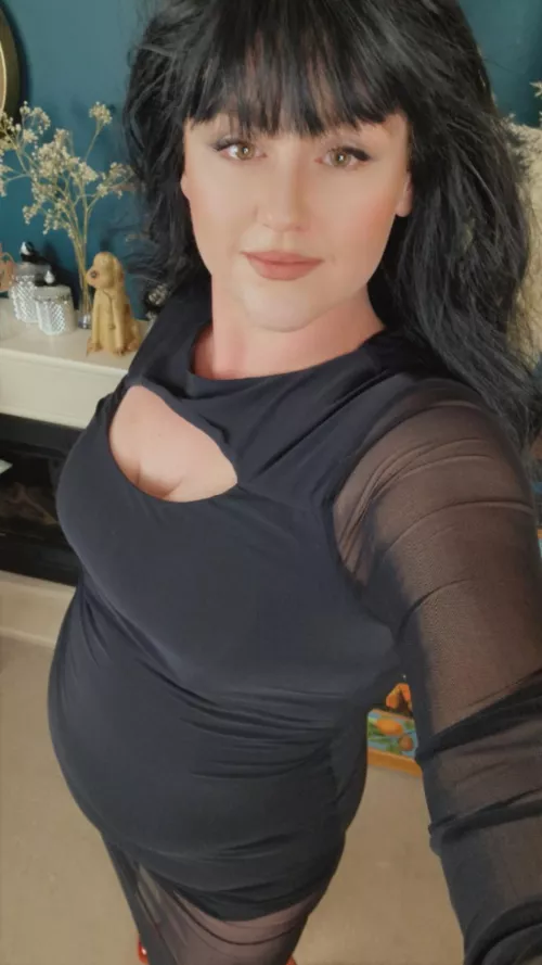 Felt amazing in this little black dress 🖤  by MissMollyBBW