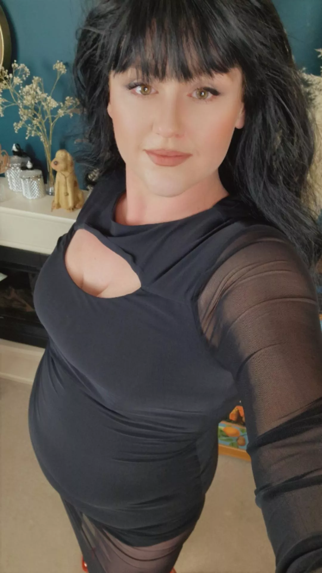 Felt amazing in this little black dress 🖤  posted by MissMollyBBW