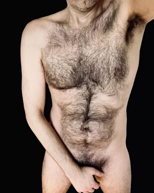 Healthy, hairy, hung & happy.  by jerseyjaxoff