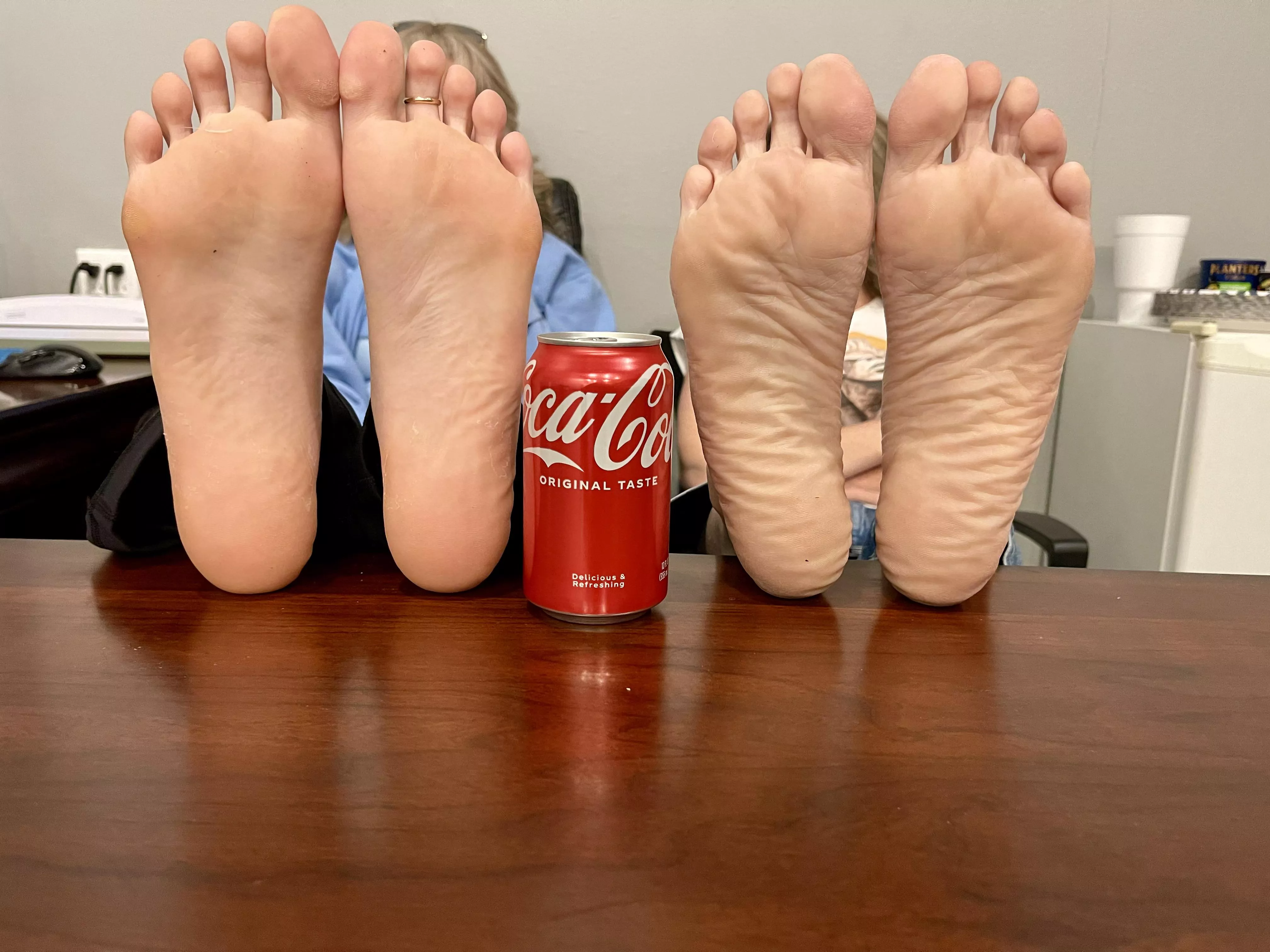 Hope you’re not scared of a mother and daughter with size 10 feet😜 posted by talented-toes_