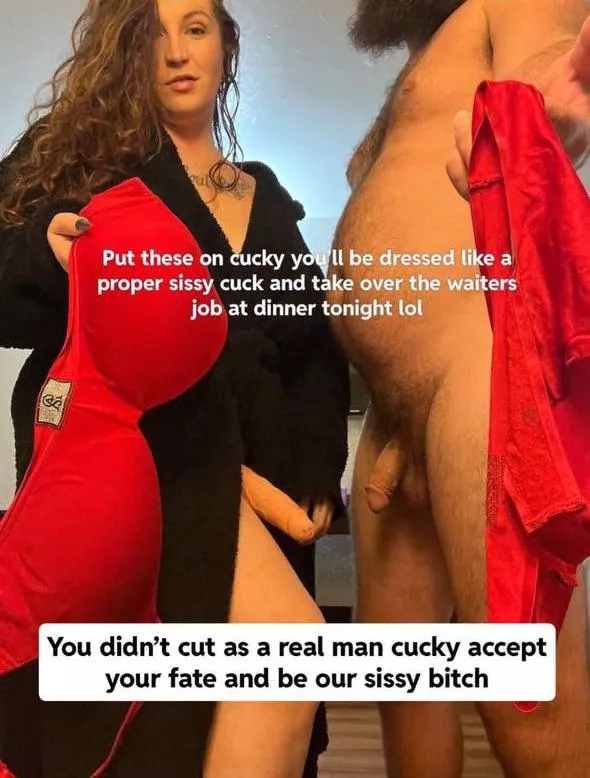 It’s the life you dream of cucky  posted by mistressbrazda