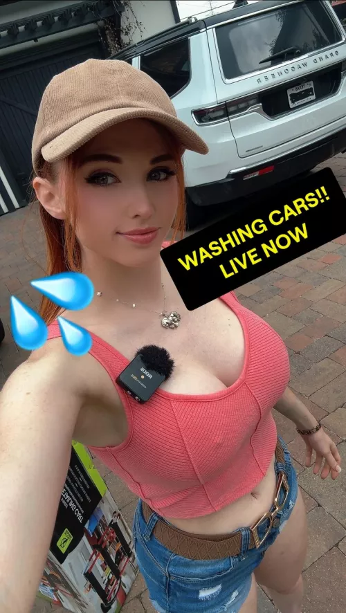 LIVE WASHING CARS ON TWITCH.TV/AMOURANTH  by InfiltratorOmega