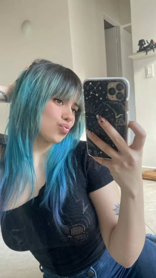 Neon Haired, Tatted, Curvy, & Latina 😉 by Buttacup41