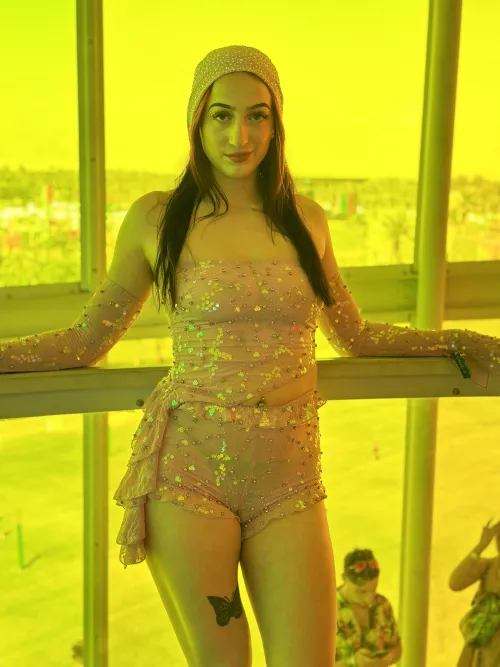 Tatted girl @ Coachella by itsmaterialbaby