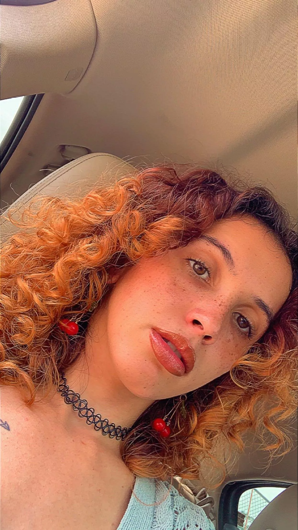 There cherries aren’t as pretty as my real ones heheh… ;) posted by Dirtydawmm