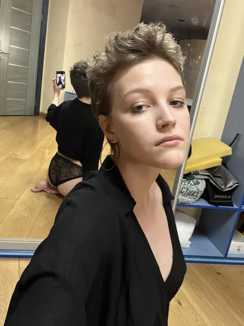 Tired in front of the mirror  by Vas_an_Lin