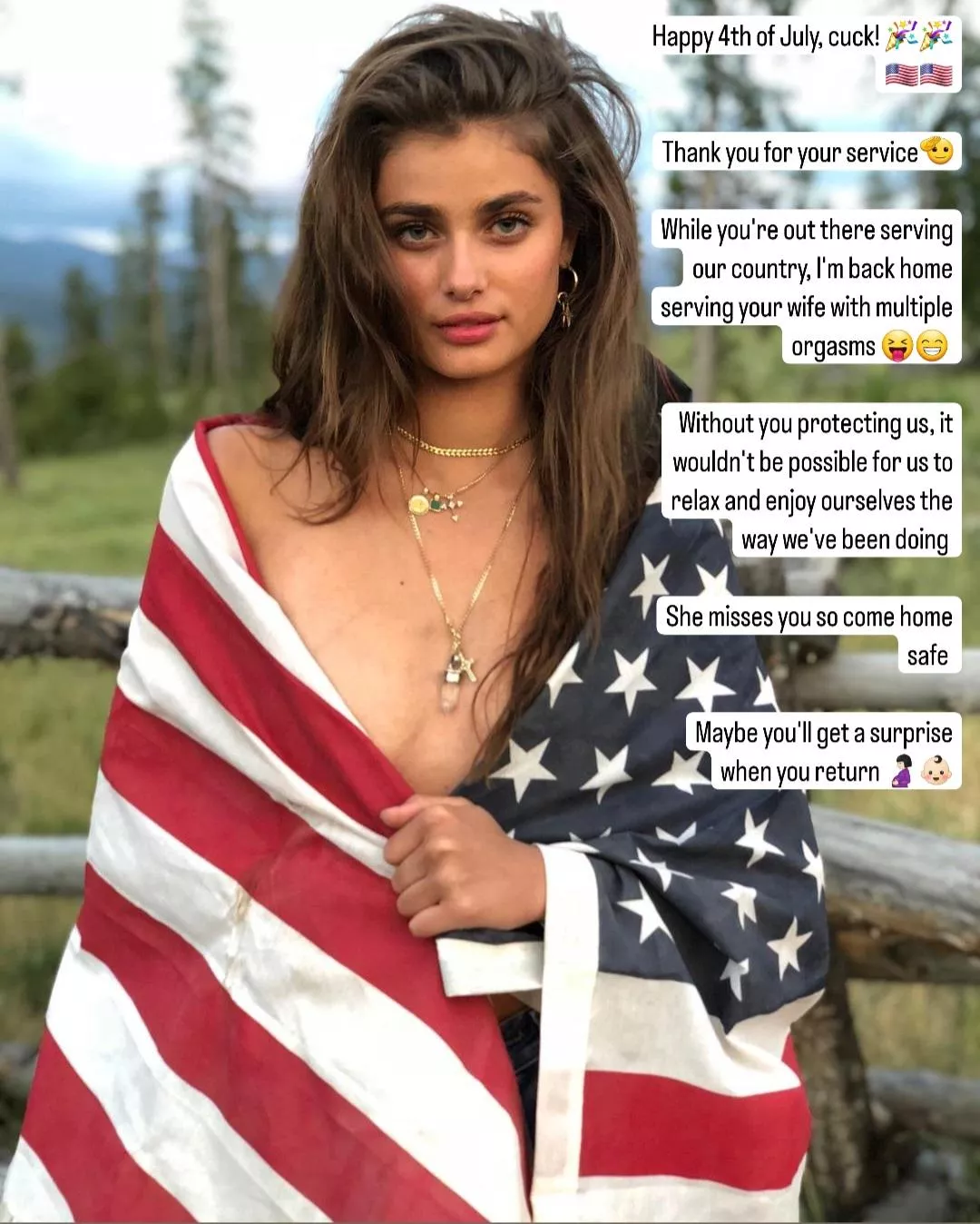 You're serving the country while he's serving your wife back home posted by Captionsforever