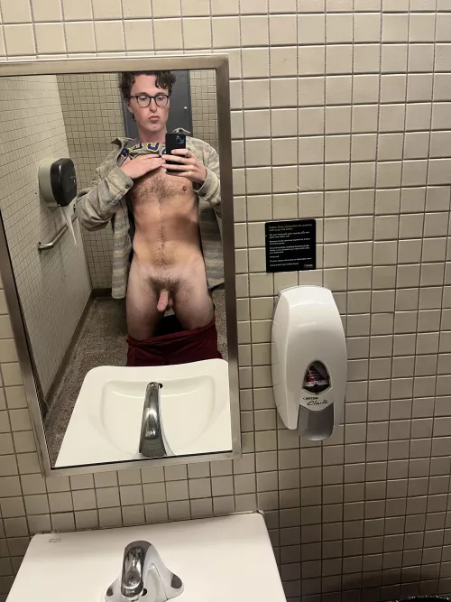 Can’t believe I took this in my college library’s bathroom 🫣 by hornyasuazstud