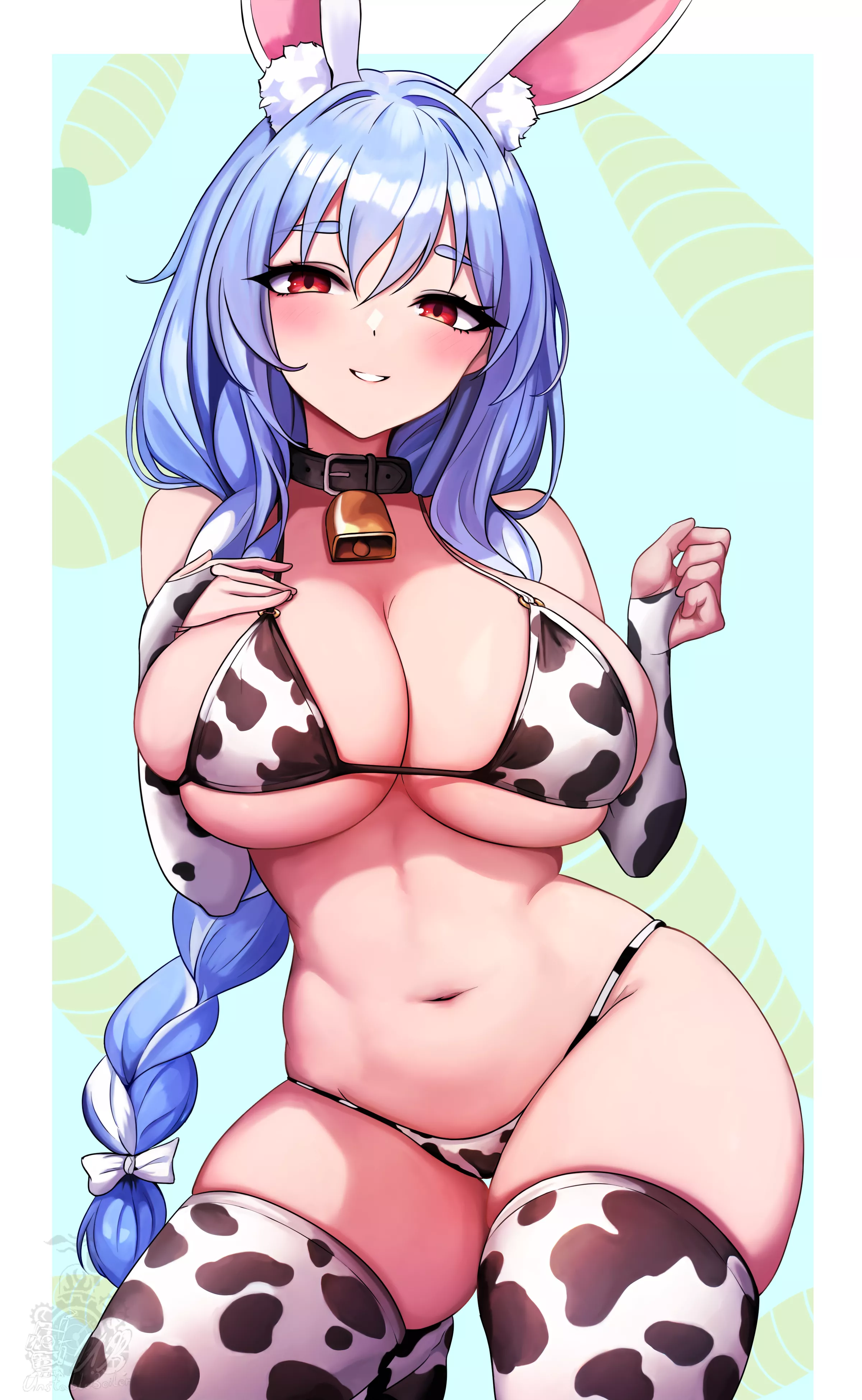 Cow Bikini Pekomama [Hololive] posted by A_MASSIVE_PERVERT