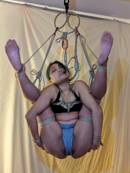 First attempt at suspended daruma by BarefootJuliette