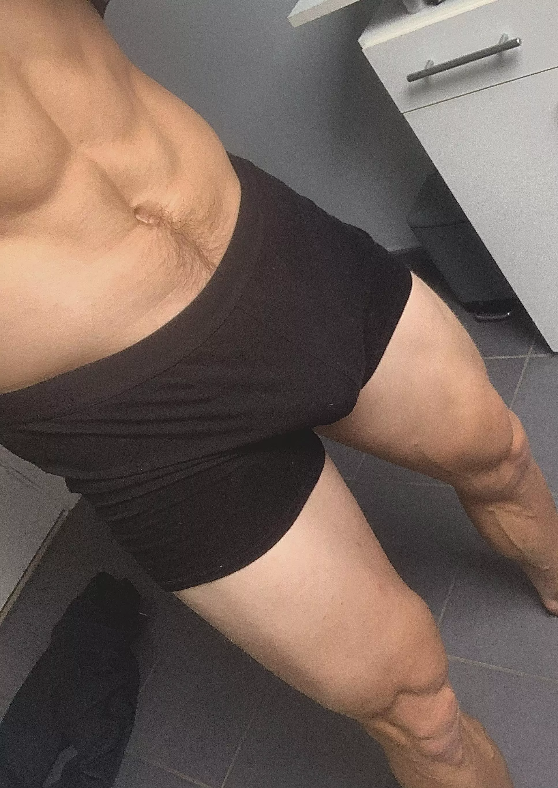 I bet you love to watch me in my underwear and my muscular feet, don't you? posted by AlphaDaddy_BCP