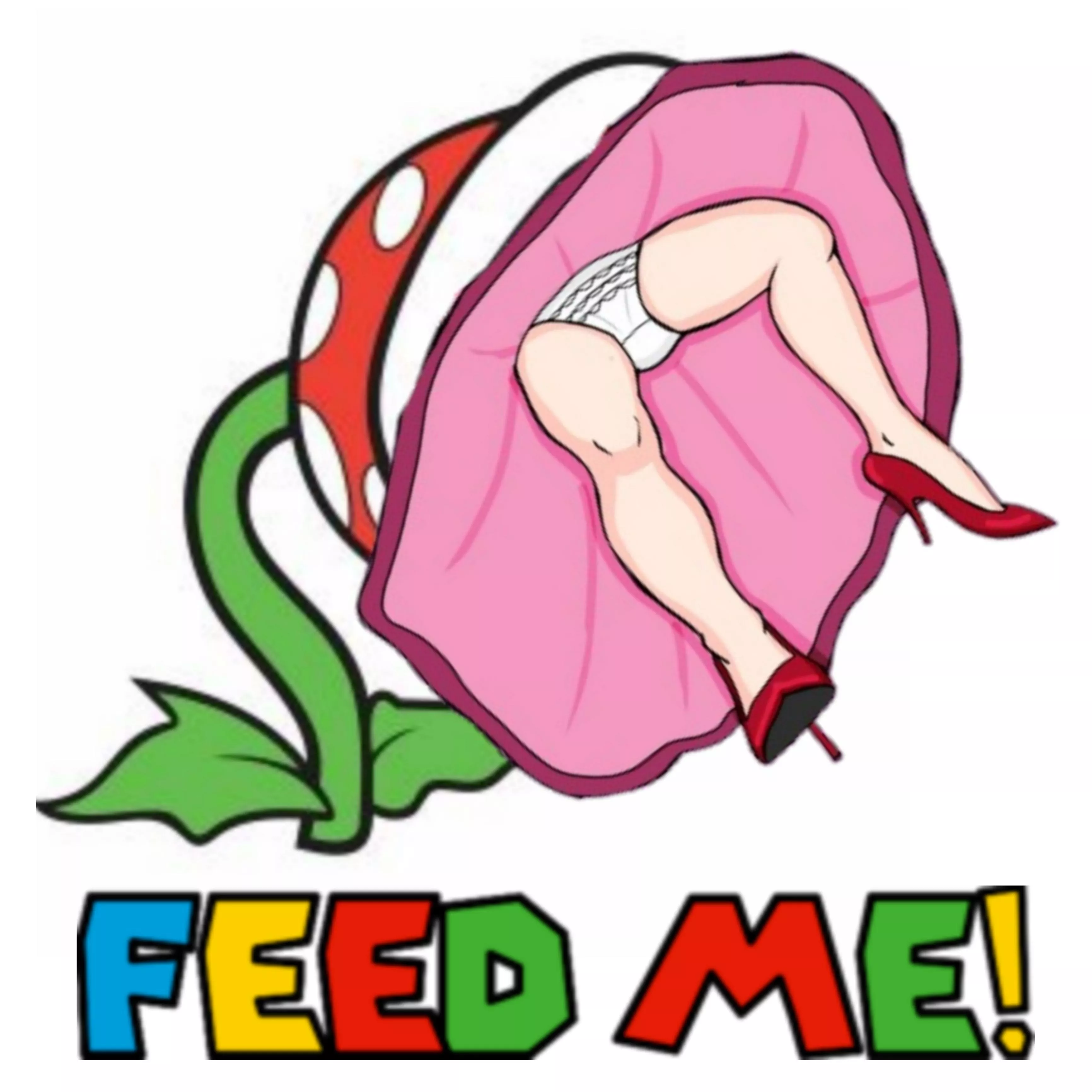 {Image} Princess Peach Devoured by Phirana Plant by Undieworld64 on Deviantart  posted by FishermanOne1657