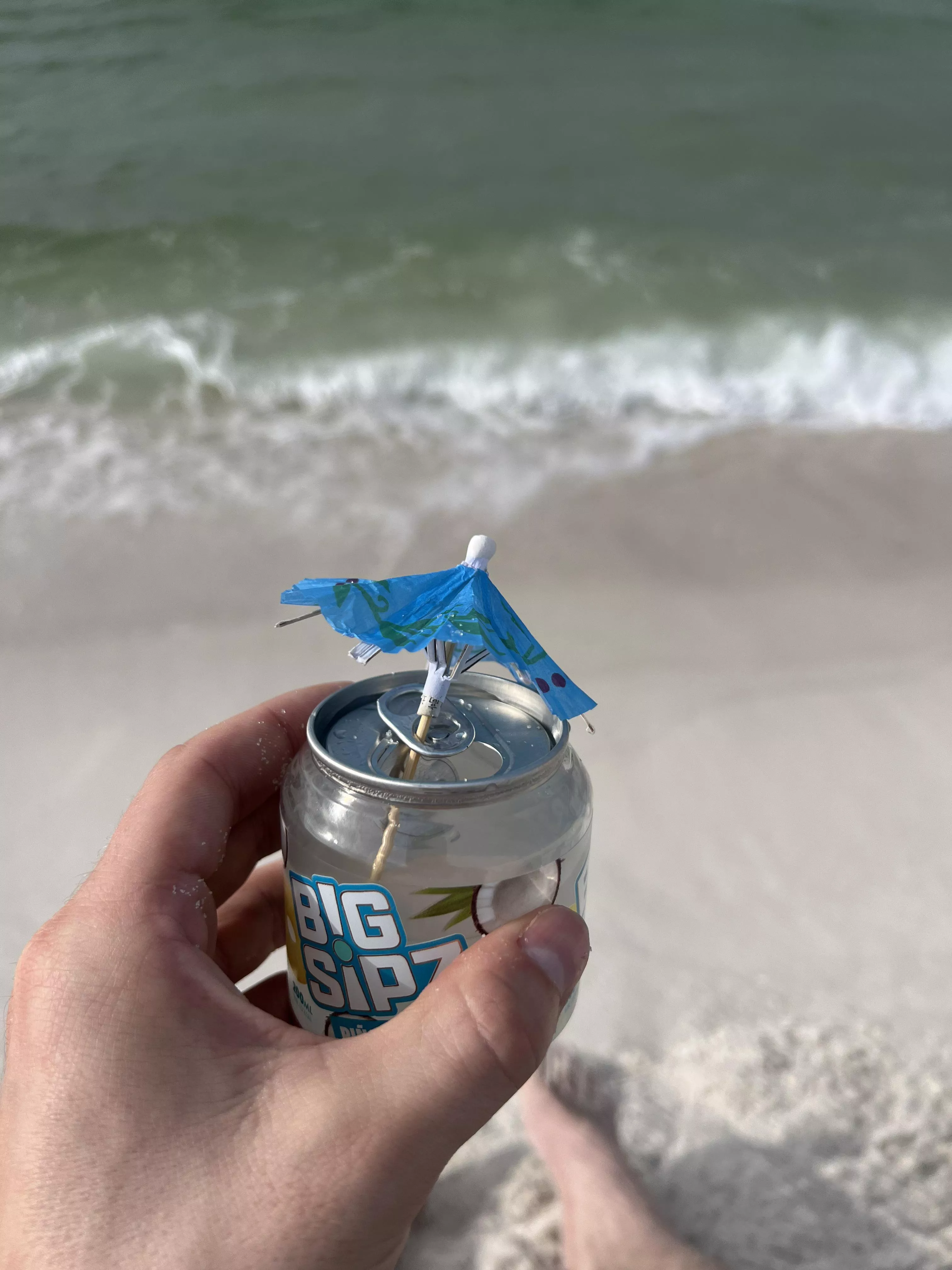 It’s not much, but at age 35 I finally got to have a drink on the beach with a little umbrella in it. Gulf Islands National Seashore, (Pensacola Beach, FL) posted by sdb00913