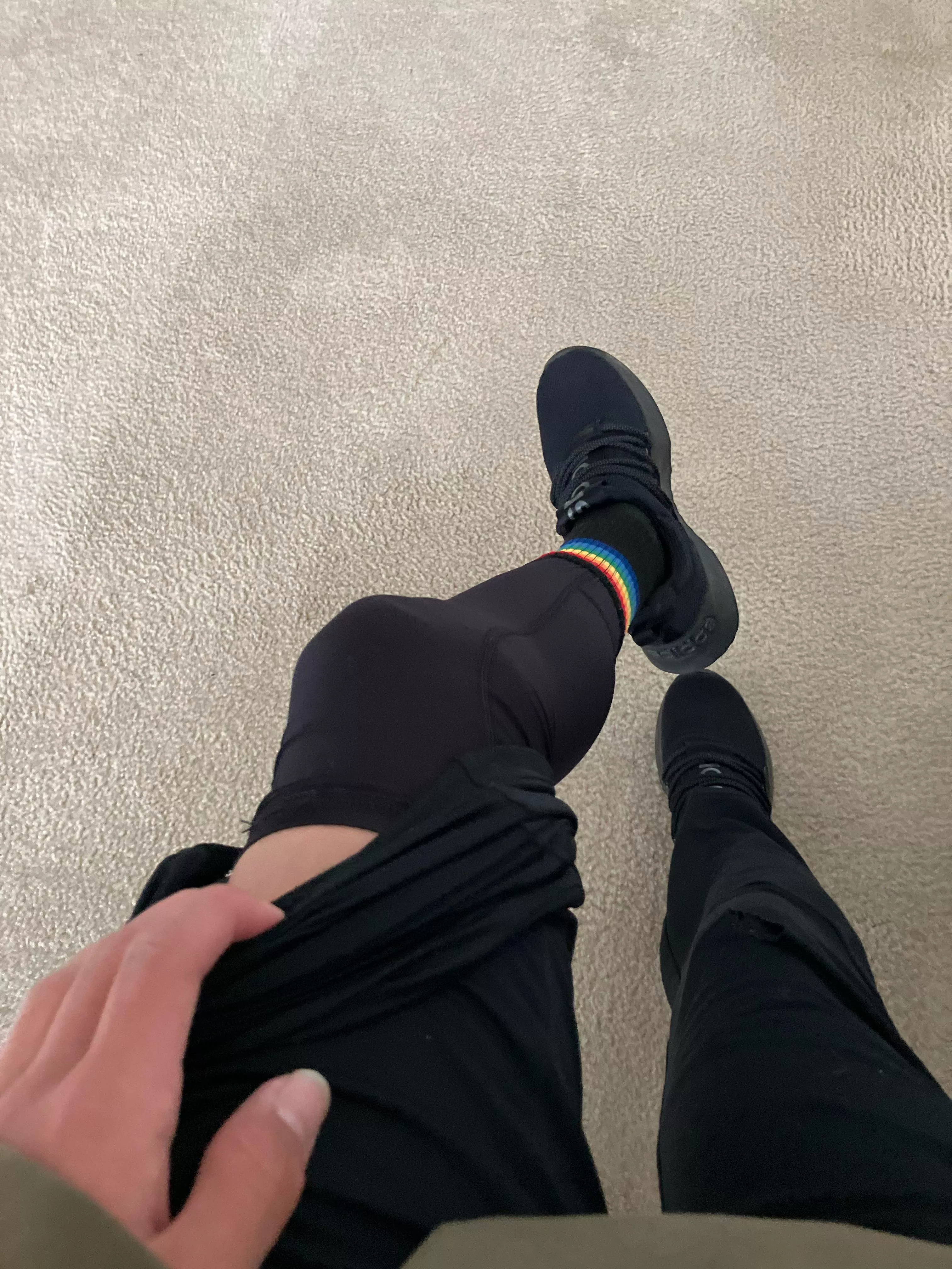 *makes promise to wear thigh highs to school* posted by FerroTheFemboy