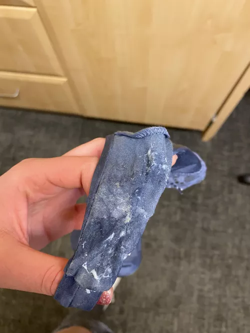 My sweet creamy panties after the gym😻 by sexypresley