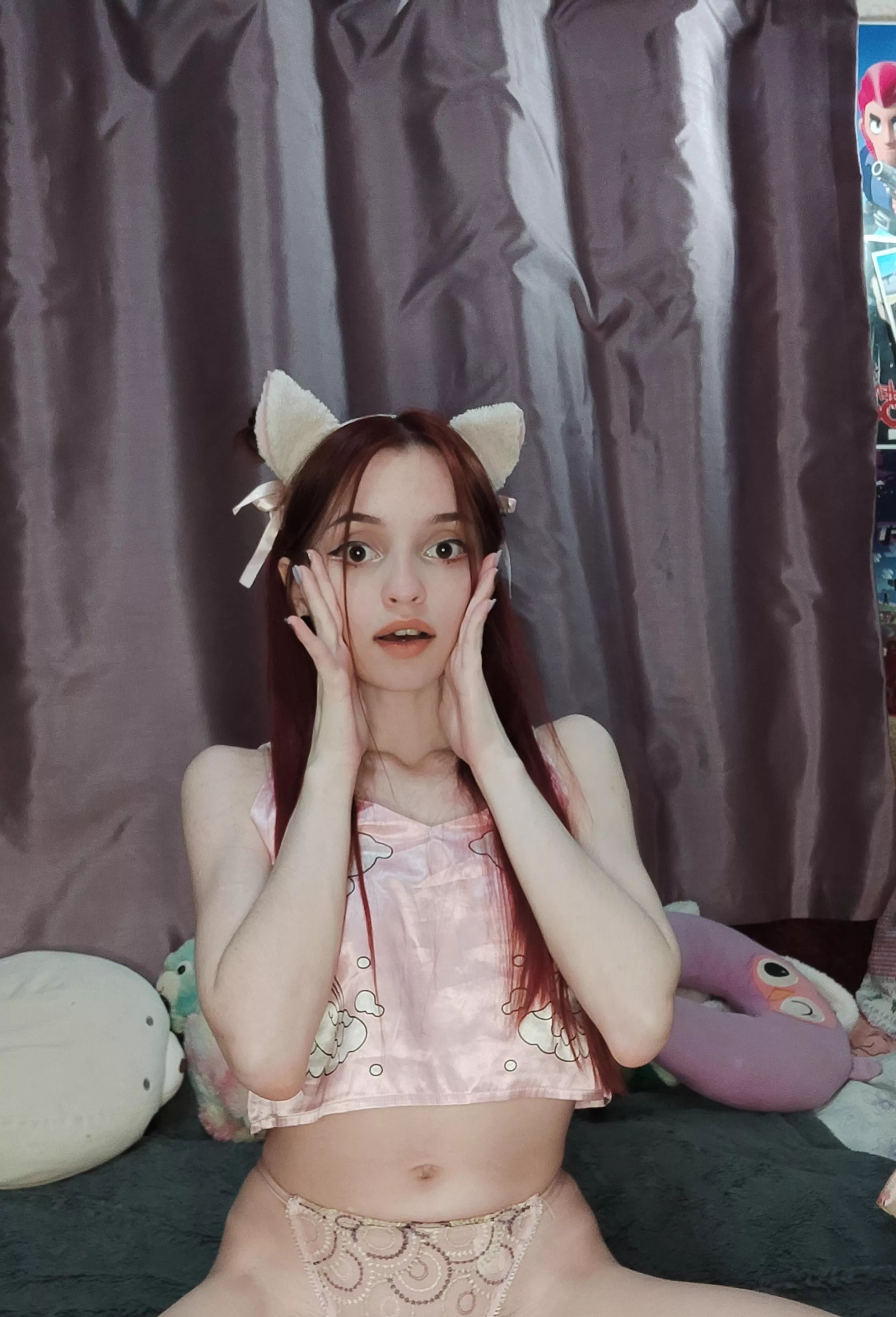 Naughty excited Kitty posted by VooMonster