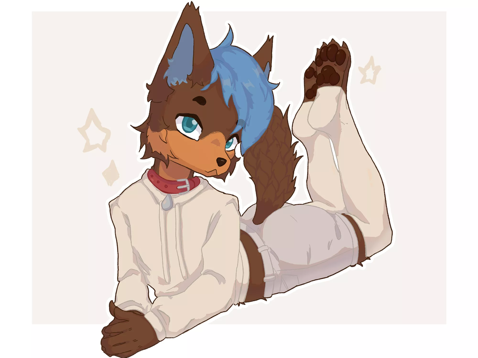 OC art request for aydenwolfy (by me) posted by burachnik