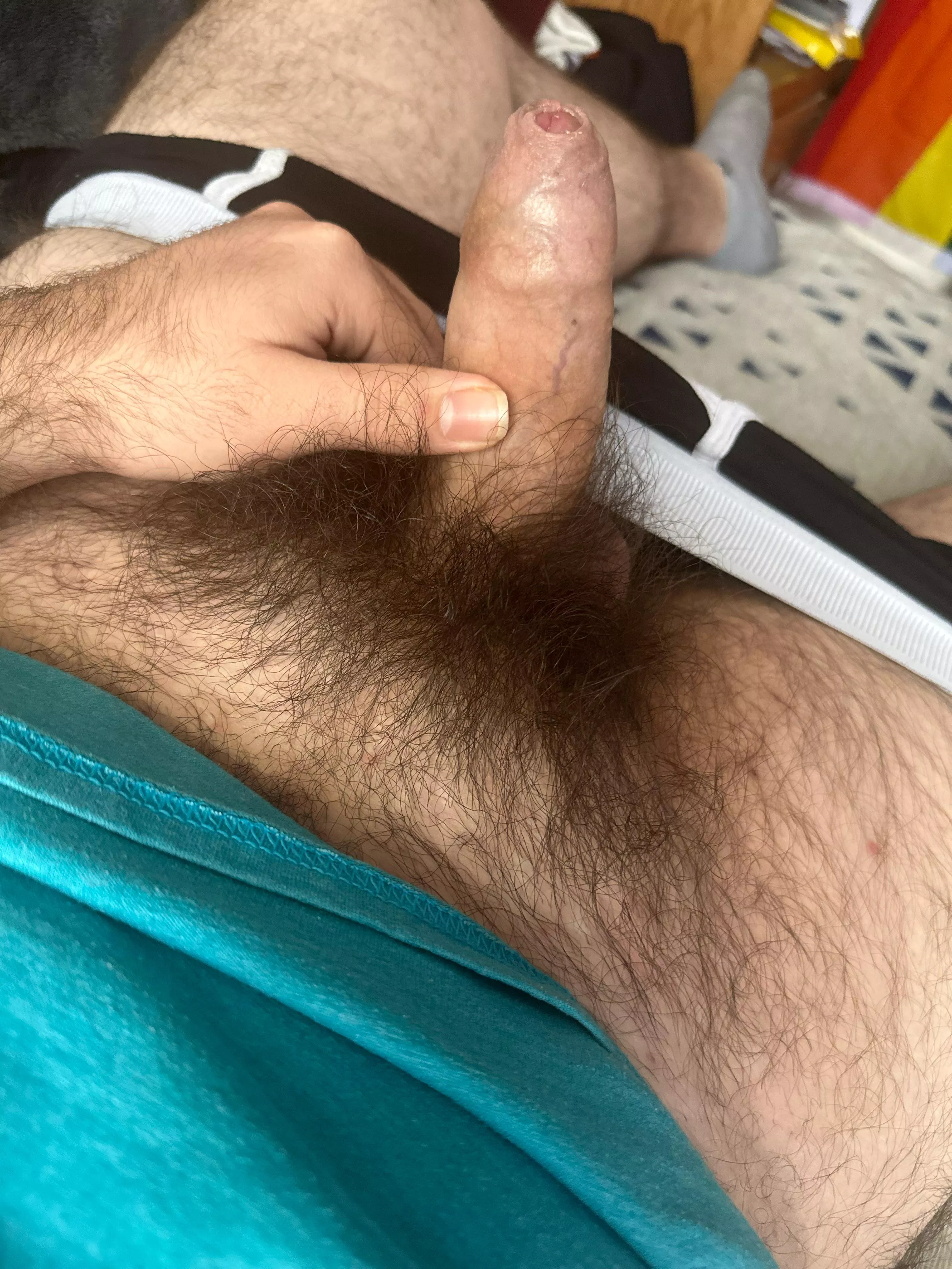Seeing everyone’s hairy cock gets me hard 🤤 posted by CartographerSuperb70