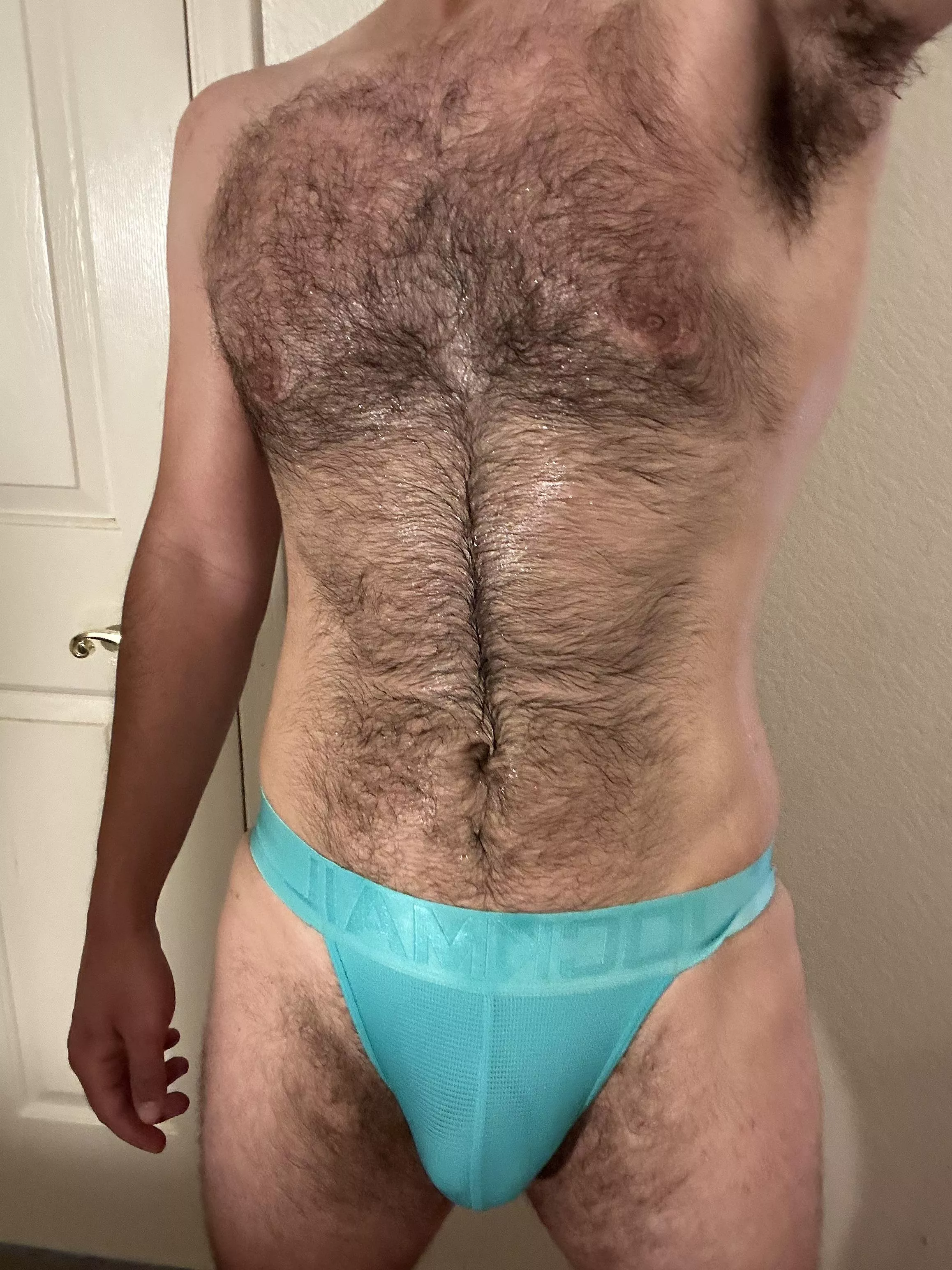 sweaty post workout posted by hairygooner6969