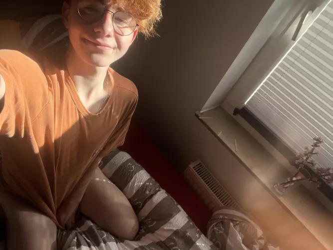 The sun is matching my hair color! :) by Maiko-23