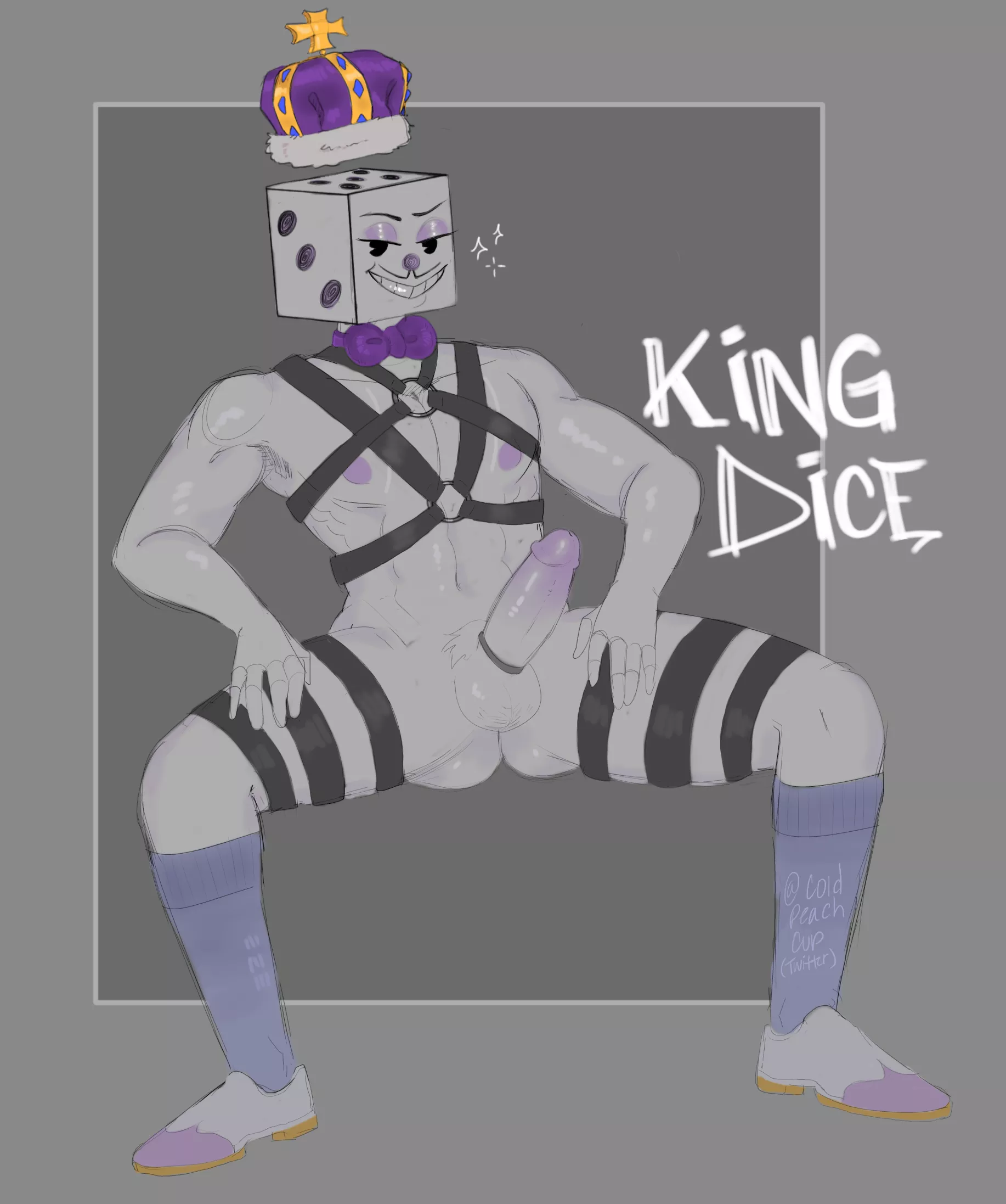 Thee Casino King 
(Game: Cuphead) 
(Art by me) posted by honeyjarrasmr
