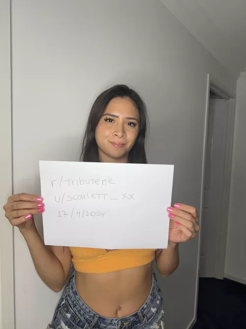 [Verification] Hi !! by scarlett__xx