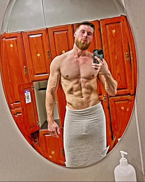 🥵 and sweaty from the sauna by Leather_Banana6033