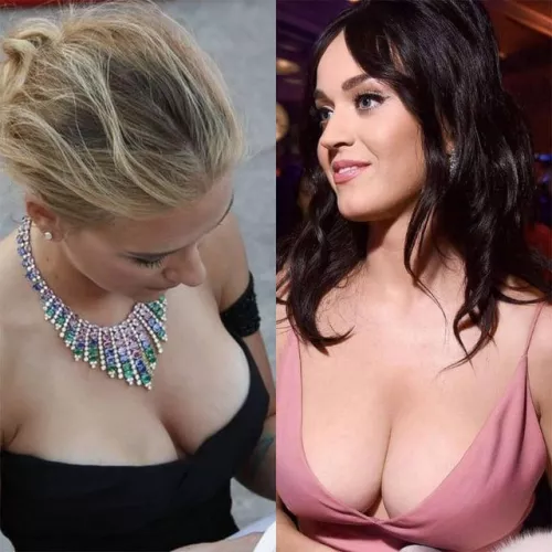  Better boobs: Scarlett Johansson vs Katy Perry by boomjosh