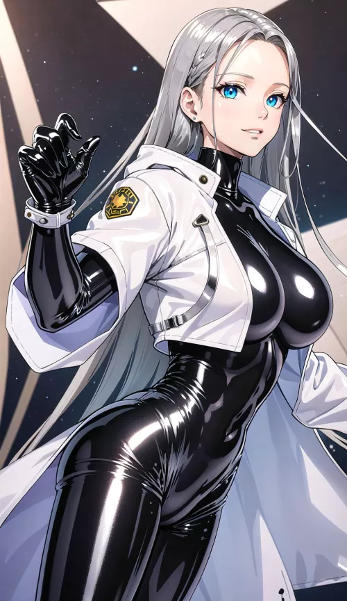 Black Rubber Bodysuit  by CheetahSperm18