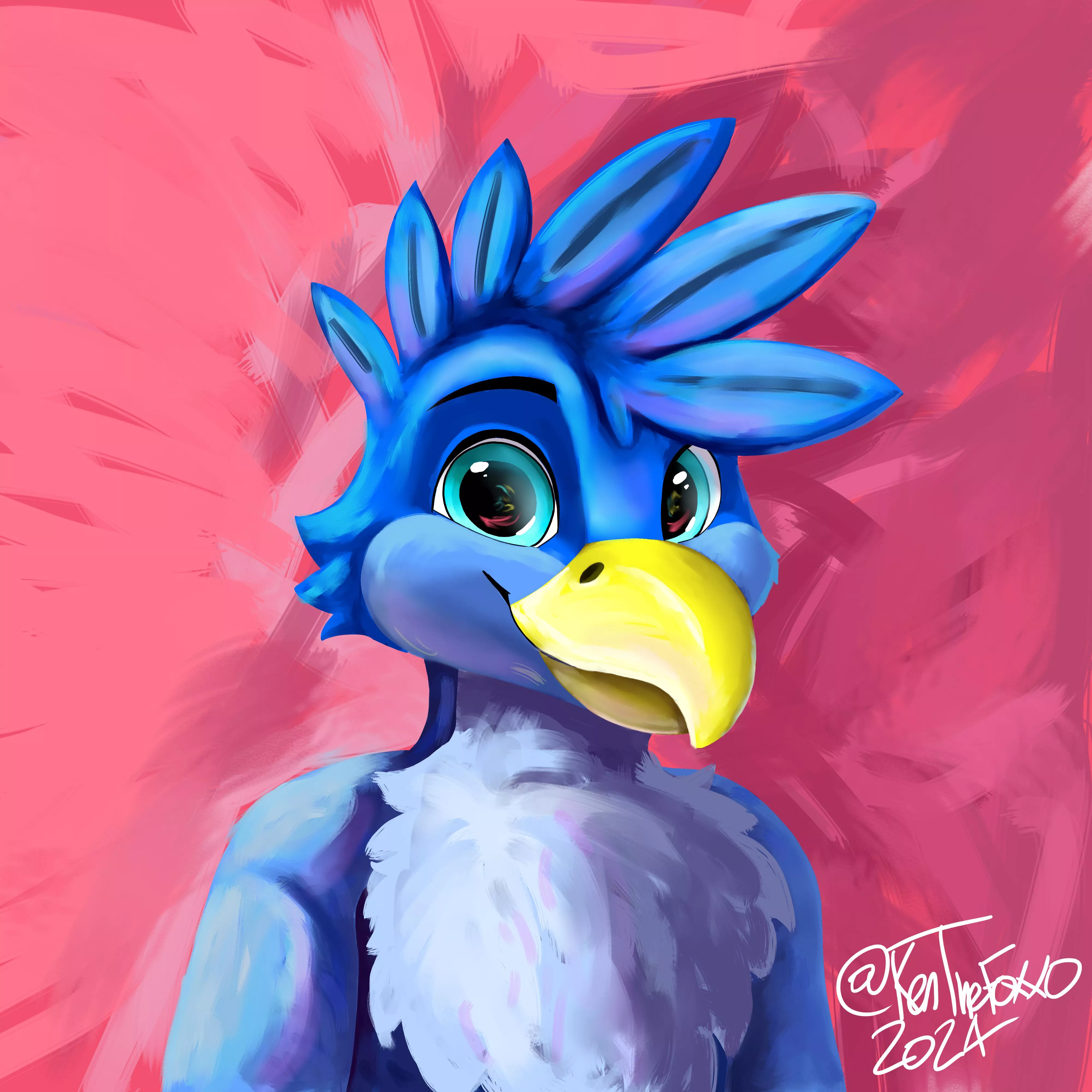 Borb tweet tweet (art by me) posted by KentheHusky