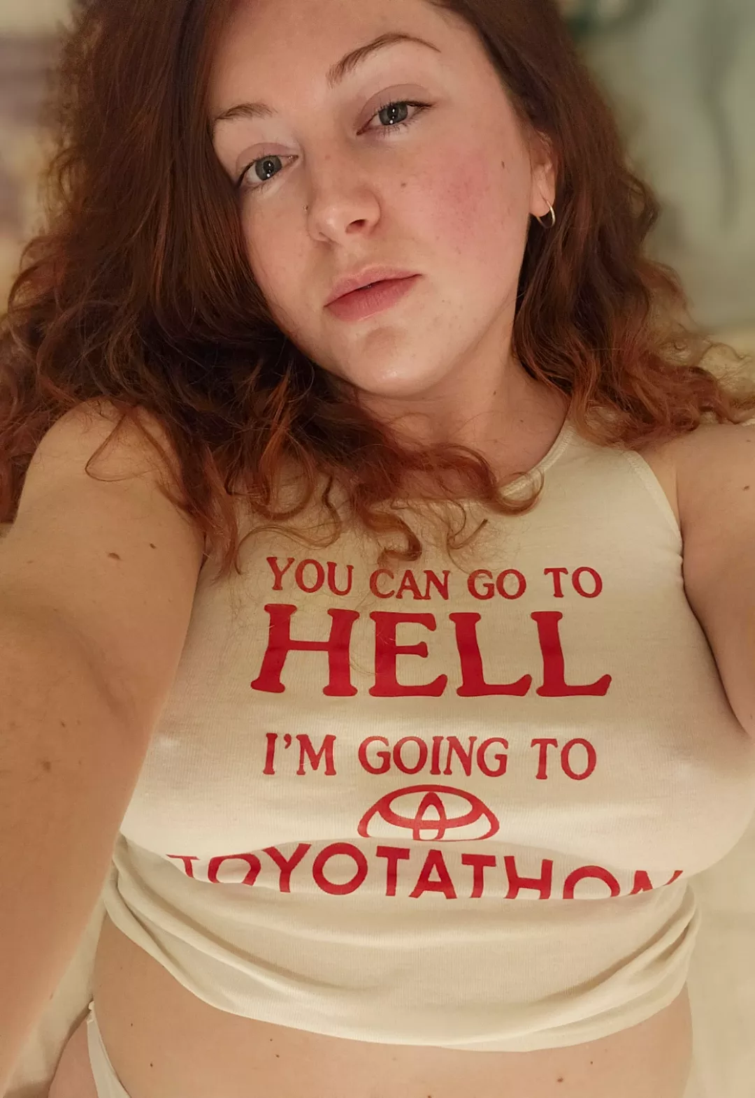 Bras are silly and so is my shirt posted by hallellaxxx