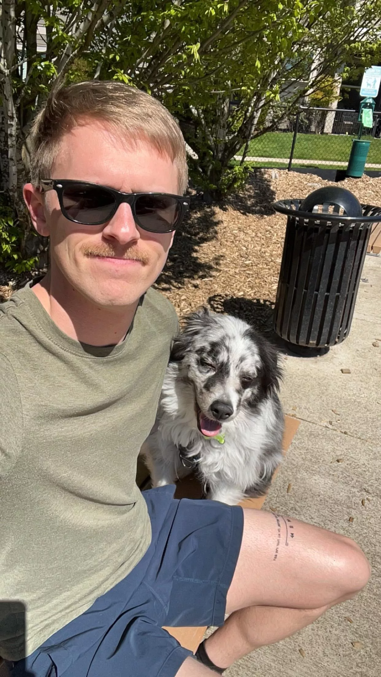 Chillin at the park with the little man! posted by warnern28