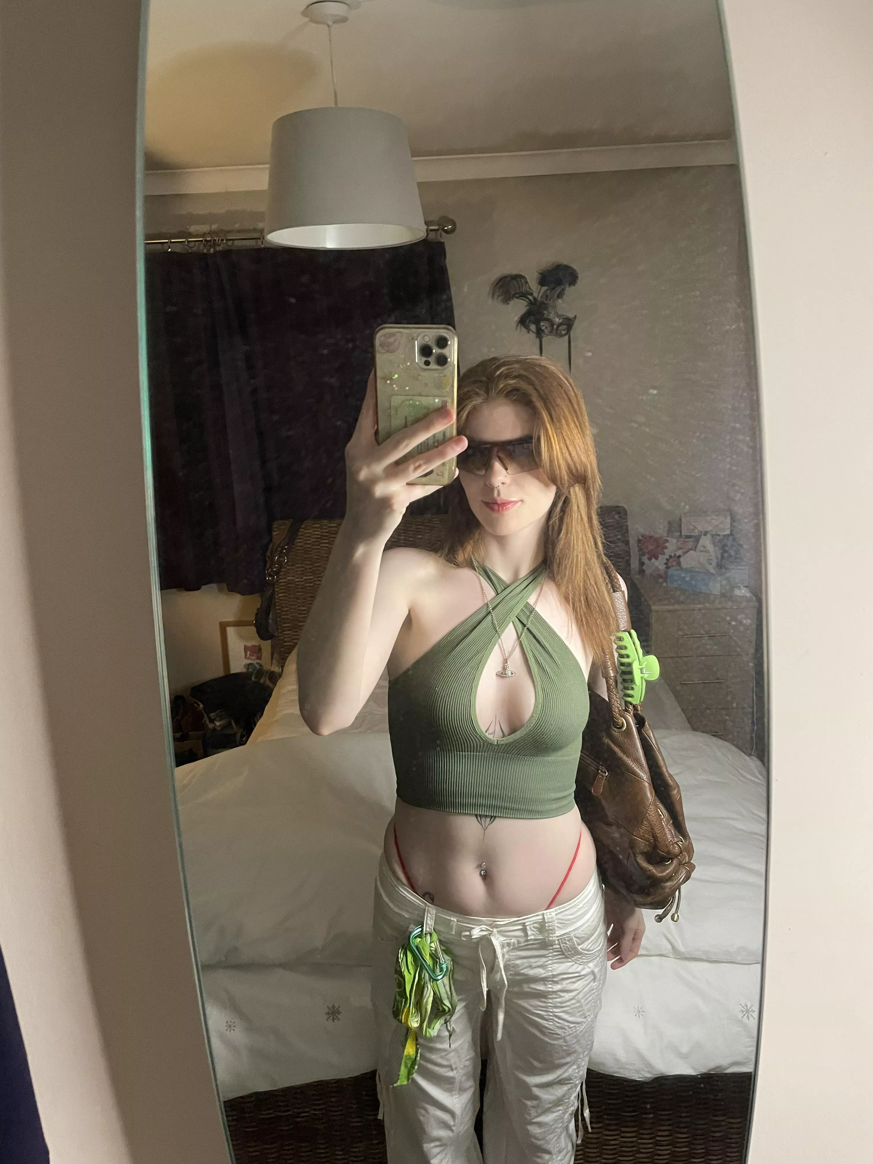 do you like green crop tops? posted by Tr4ditional_Pick