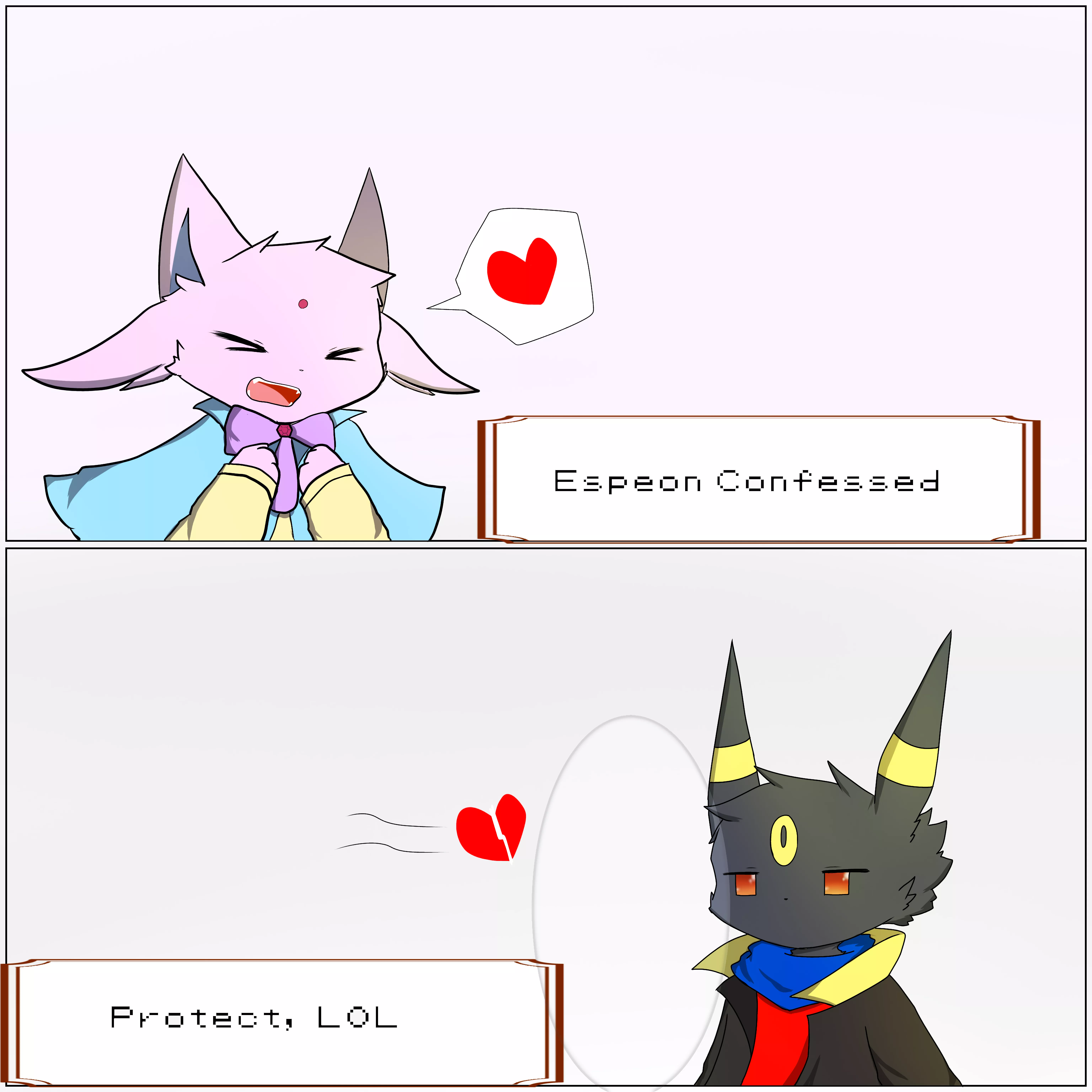 Espeon's Confession  posted by Kurosh1ro