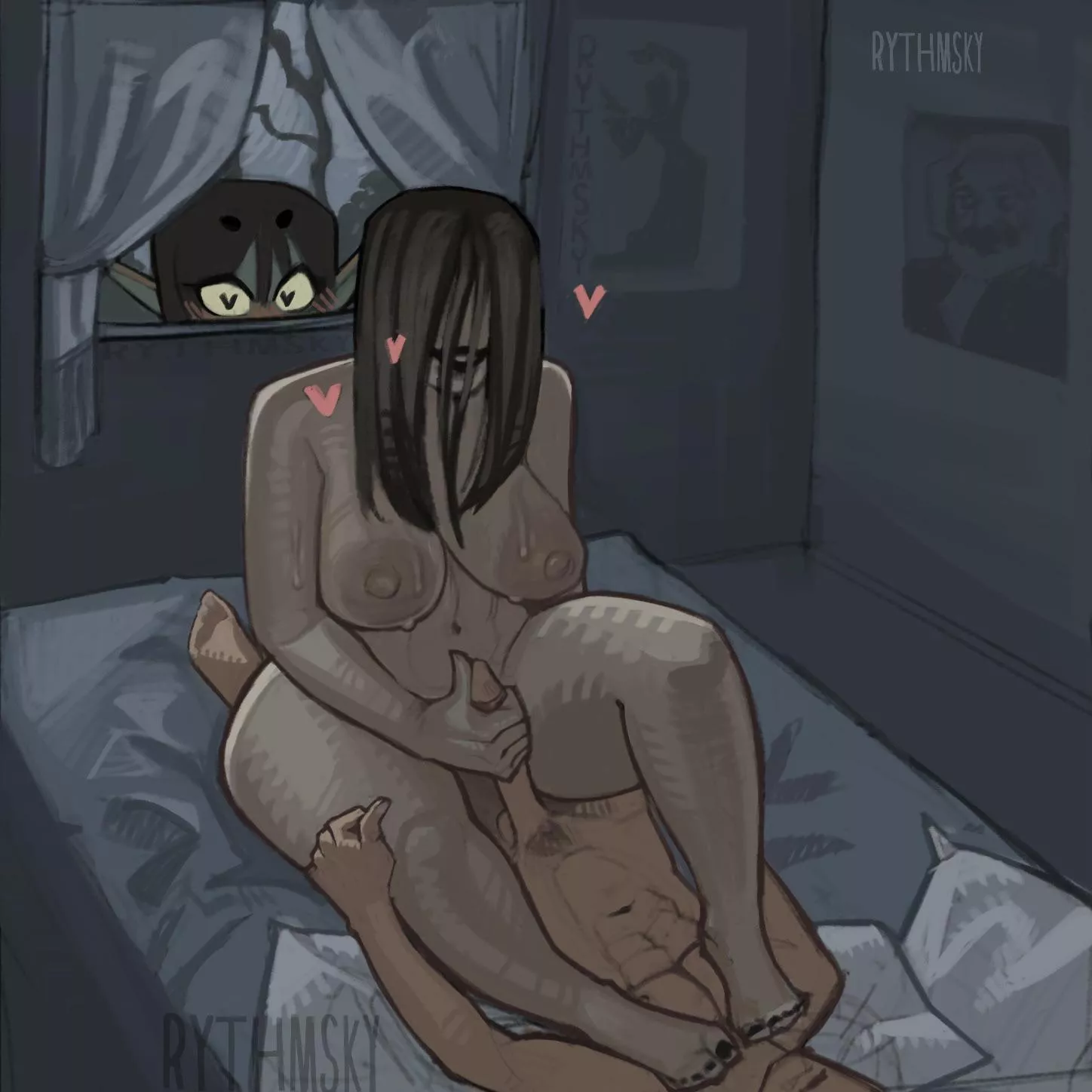 He’s been having sleep paralysis recently posted by Rythmsky