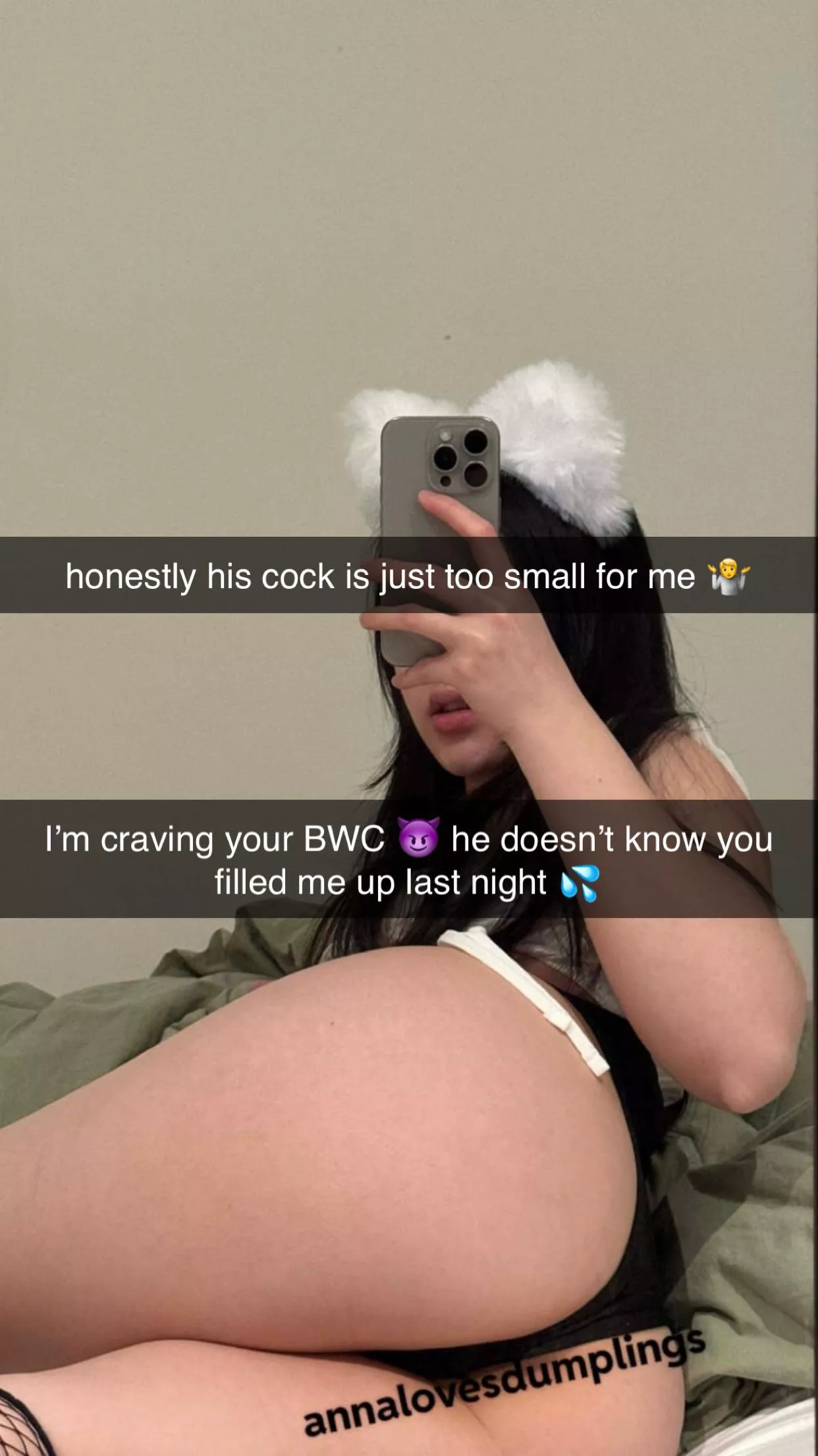 his cock is just too small for me 🤷 (18 Asian) posted by annalovesdumplings