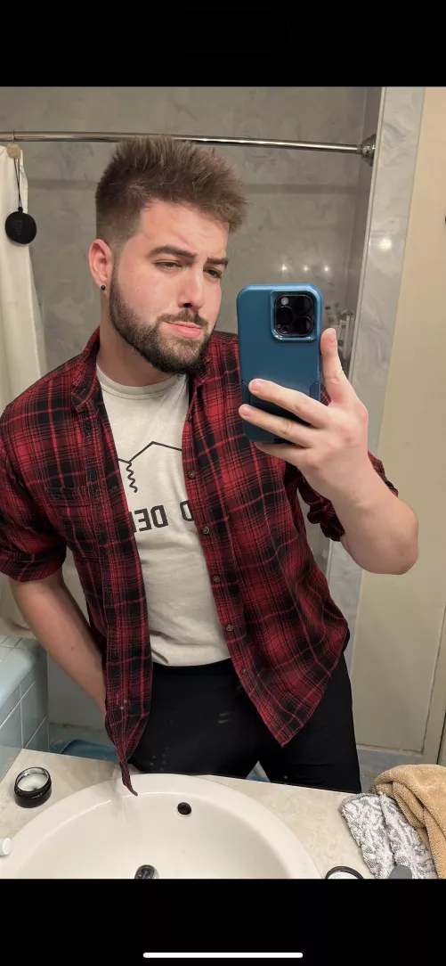 Just trying to smile through it all. by Owlowlplank