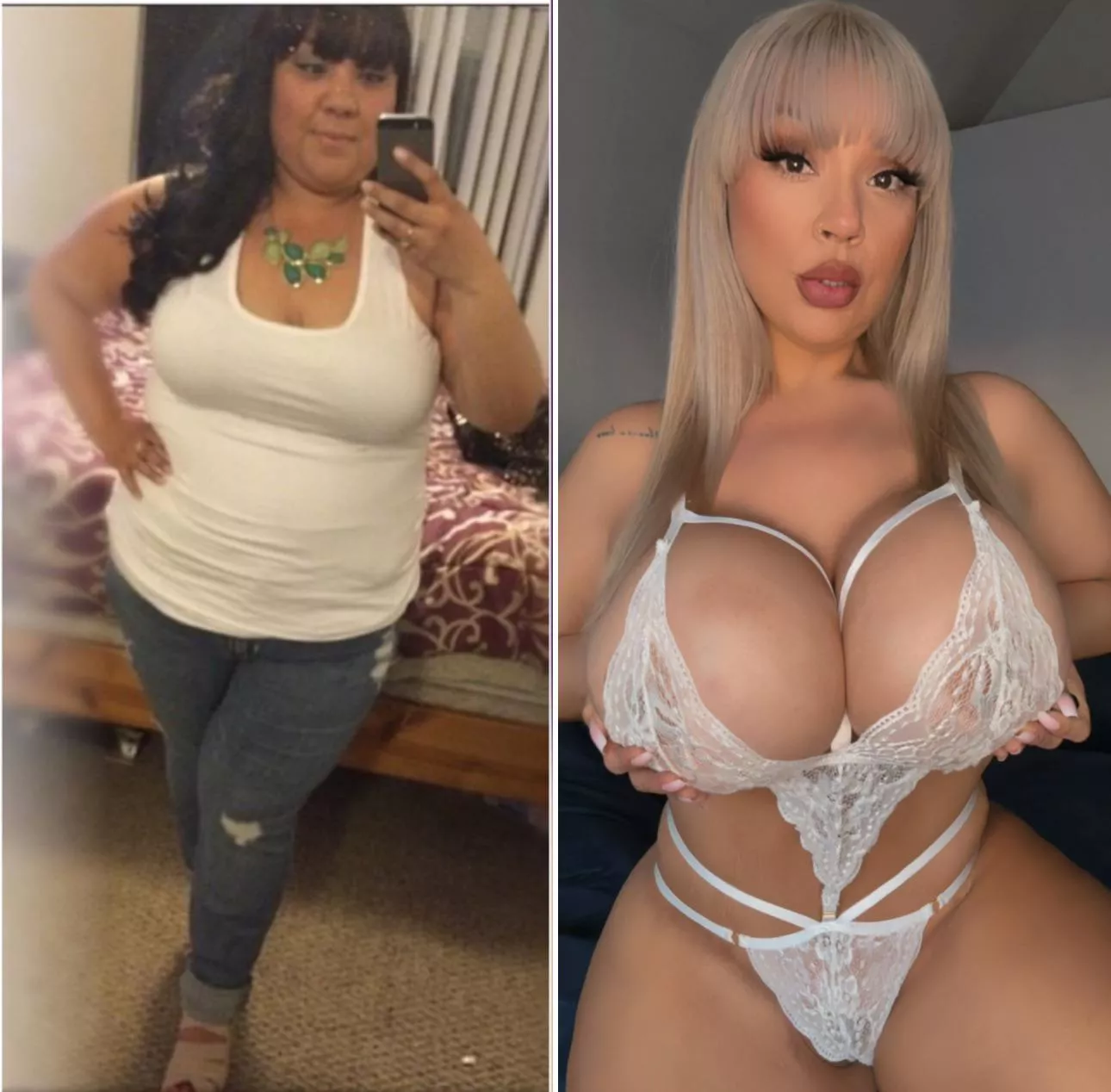 Love how I turned myself into an actual fuck doll [oc]  posted by BimboInTraining_