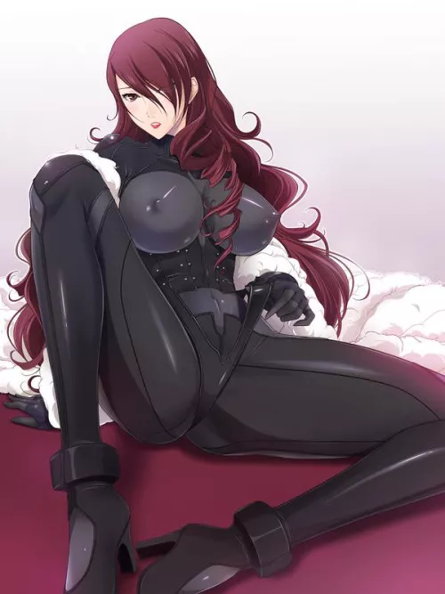 Mitsuru kirijo relaxing by OutlandishnessFit634